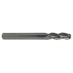 2mm TuffCut AL 3 Fl Ctr Cut Ball Al End Mill Necked - Makers Industrial Supply