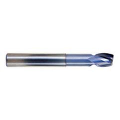 3/4" Dia. - 7/8 LOC - 37/8" OAL - .063 Radius 2 FL Carbide S/E HP End Mill-TiCN - Makers Industrial Supply