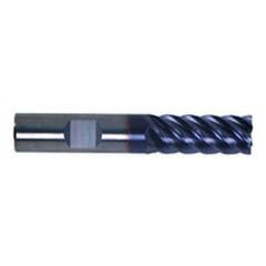 3/4" Dia. - 1-5/8" LOC - 4" OAL - 6 FL Carbide S/E HP End Mill-TiAlN-x - Makers Industrial Supply