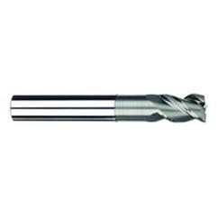 1/2" Dia. - 5/8" LOC - 6" OAL - 3 FL Carbide S/E HP End Mill-Uncoated - Makers Industrial Supply