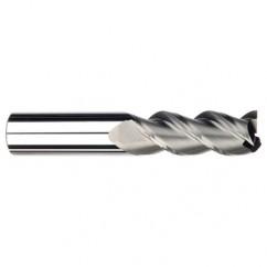 1/2" Dia. - 1-1/4" LOC - 3" OAL - 3 FL Carbide S/E HP End Mill-Uncoated - Makers Industrial Supply