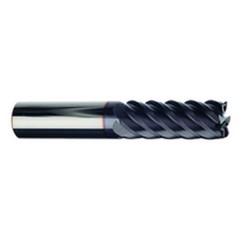 5/8" Dia. - 1-5/8" LOC - 3-1/2" OAL - 6 FL Carbide S/E HP End Mill-TiAlN-x - Makers Industrial Supply