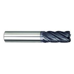 1/2" Dia. - 1-1/4" LOC - 3" OAL - .030 Radius 5 FL Carbide S/E HP End Mill-AlTiNX - Makers Industrial Supply