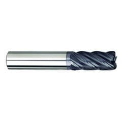 3/4" Dia. - 1-1/2" LOC - 4" OAL - 5 FL Carbide S/E HP End Mill-AlTiNX - Makers Industrial Supply