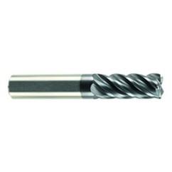 1/2" Dia. - 1-1/4" LOC - 3" OAL - .030 Radius 5 FL Carbide S/E HP End Mill-AlCrN-X - Makers Industrial Supply