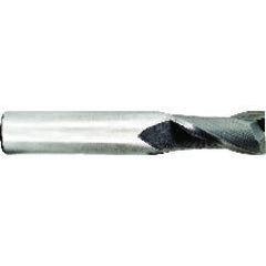 1/4 Dia. x 2-1/2 Overall Length 3-Flute Square End Solid Carbide SE End Mill-Round Shank-Center Cut-AlTiN - Makers Industrial Supply