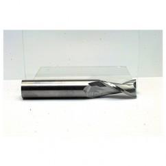 8mm Dia. x 63mm Overall Length 2-Flute Square End Solid Carbide SE End Mill-Round Shank-Center Cut-TiN - Makers Industrial Supply