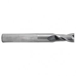 1/4 Dia. x 6 Overall Length 2-Flute Square End Solid Carbide SE End Mill-Round Shank-Center Cut-TiCN - Makers Industrial Supply