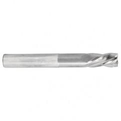 1/4 Dia. x 6 Overall Length 4-Flute Square End Solid Carbide SE End Mill-Round Shank-Center Cut-TiN - Makers Industrial Supply