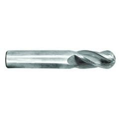 13/32" Dia. - 2-3/4" OAL - Ball Nose-TiCN Coated-SE EM - 4 FL - Makers Industrial Supply