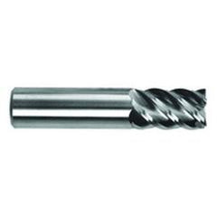 7/16" Dia. - 3" OAL - AlTiN - CBD - 60° Helix HP End Mill - 3 FL - Makers Industrial Supply