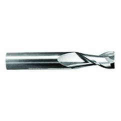 1" Dia. - 1-1/2" LOC - 4" OAL - .030 Radius 2 FL Carbide S/E HP End Mill-Uncoated - Makers Industrial Supply