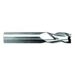 3/8 Dia. x 2-1/2 Overall Length 3-Flute Square End Solid Carbide SE End Mill-Round Shank-Center Cut-TiN - Makers Industrial Supply