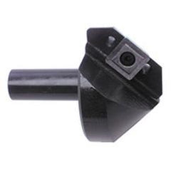 82° Point - 1/2" Min - 1/2" SH - Indexable Countersink & Chamfering Tool - Makers Industrial Supply