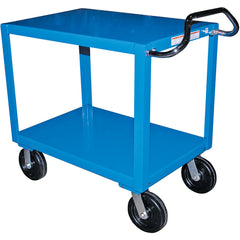 Heavy Duty Ergo Handle Cart 2Shelf 24 × 60 - Exact Industrial Supply