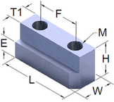 KW6JN7 Jaw Nut For 1.5mm Serrated Hard Jaw - Makers Industrial Supply