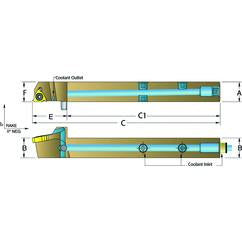 ASER1616-H16 Jet-Stream Toolholder - Makers Industrial Supply