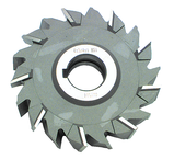 3-1/2 x 1/4 x 1 - HSS - Staggered Tooth Side Milling Cutter - Makers Industrial Supply