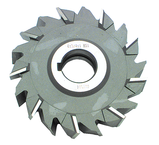 6 x 13/16 x 1-1/4 - HSS - Staggered Tooth Side Milling Cutter - 24T - Uncoated - Makers Industrial Supply