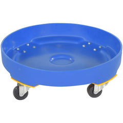 Drum Dolly Hd Poly Blue 55 Gallon - Exact Industrial Supply