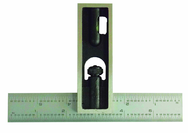 #DS6EM - 6" - Inch/Metric Graduation - Double Square - Makers Industrial Supply