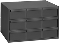 10-7/8 x 11-5/8 x 17-1/4'' (9 Compartments) - Steel Modular Parts Cabinet - Makers Industrial Supply