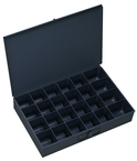18 x 12 x 3'' - 24 Compartment Steel Boxes - Makers Industrial Supply