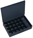18 x 12 x 3'' - 21 Compartment Steel Boxes - Makers Industrial Supply
