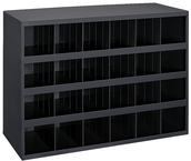 23-7/8 x 12 x 33-3/4'' (24 Compartments) - Steel Compartment Bin Cabinet - Makers Industrial Supply