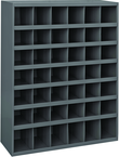 42 x 12 x 33-3/4'' (42 Compartments) - Steel Compartment Bin Cabinet - Makers Industrial Supply