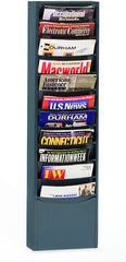 9-3/4 x 4-1/8 x 36'' - 11 Pocket Literature Rack - Makers Industrial Supply