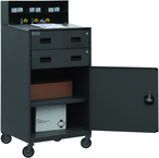 Mobile Shop Desk - 23"W x 20"D x 51"H - Makers Industrial Supply