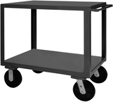 36"W x 24"D x 37-1/2"H - Shelf Stock Truck - Gray - Makers Industrial Supply