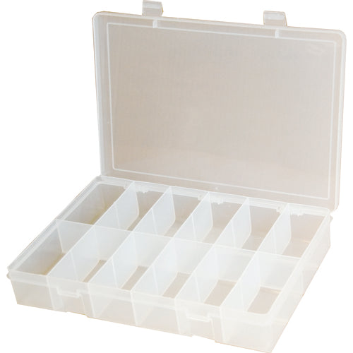 12 COMPARTMENT BOX CLEAR - Makers Industrial Supply