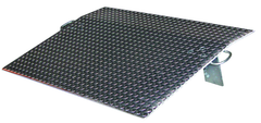 Aluminum Dockplates - #E4860 - 1800 lb Load Capacity - Not for use with fork trucks - Makers Industrial Supply