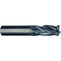 20mm Dia. x 104mm Overall Length 4-Flute Square End Solid Carbide SE End Mill-Round Shank-Center Cut-Uncoated - Makers Industrial Supply