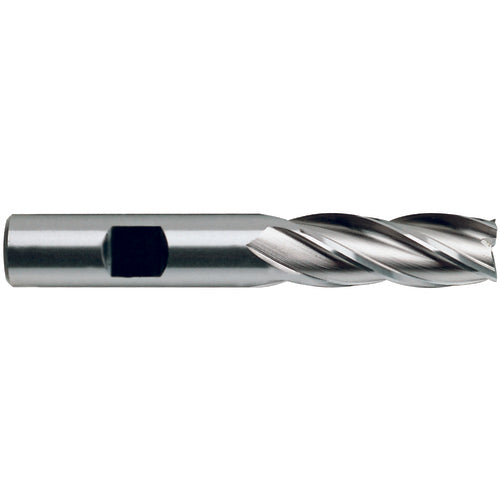 19/64″ × 3/8″ × 3/4″ × 2 1/2″ 4 Flute Square End HSS End Mill-Flat Shank - Makers Industrial Supply