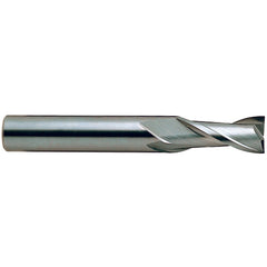 1/8″ × 1/8″ × 1/2″ × 1 1/2″ 2 Flute Square End Carbide End Mill-Plain Shank - Makers Industrial Supply