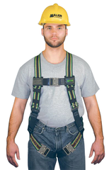 Miller Duraflex Ultra Harness w/Duraflex Stretchable Webbing; Friction Buckle Shoulder Straps & Quick Connect Leg & Chest Straps - Makers Industrial Supply