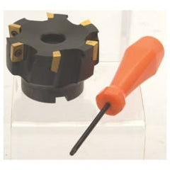 2-1/2" Dia. 90 Degree Face Mill - Uses APKT 1604 Inserts - Makers Industrial Supply