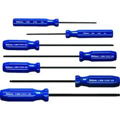 7PC BALL HEX SCREWDRIVER SET METRIC - Makers Industrial Supply