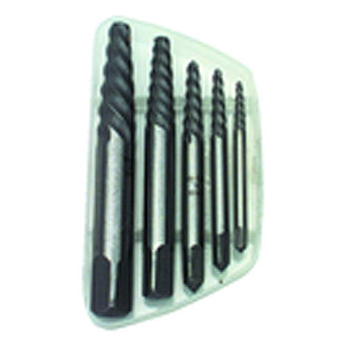 5 Pieces - Spiral Screw Extractor Set - Makers Industrial Supply