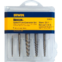 5 Pieces - Spiral Flute Screw Extractor Set - Makers Industrial Supply