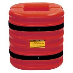 6" COLUMN PROTECTOR RED 24" HIGH - Makers Industrial Supply