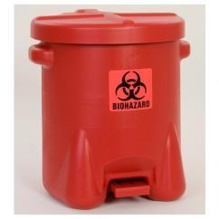 14 GAL POLY BIOHAZ SAFETY WASTE CAN - Makers Industrial Supply