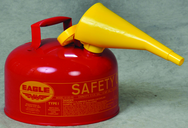 2 GAL TYPE I SAFETY CAN W/FUNNEL - Makers Industrial Supply