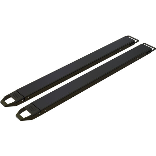 Fork Extensions 5″ × 72″ Standard Black (Pair) - Exact Industrial Supply