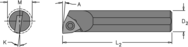 .563" Min - .500" SH - 6" OAL - Carbide Shank Boring Bar - Makers Industrial Supply