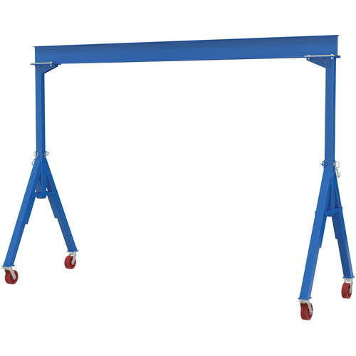 Fixed Ht Stl Gantry Crane 8K 236″ VG Casters