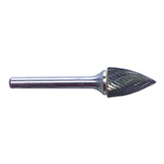 1/4 EdgeHog Tree Shape Pointed End Miniature Carbide Bur SG-51 Std Alt. Diamond(Double) - Makers Industrial Supply